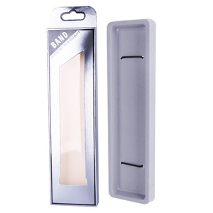 Boîte d'emballage portable en papier argenté Eraysun pour bracelets en métal, caoutchouc et nylon, organisateur de cadeaux pour montres connectées - Product Image 5
