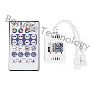 Sihirli ev kablosuz LED denetleyici 5V 12V 24V çift yük <span class=keywords><strong>RGB</strong></span> Neon ışıkları uzaktan Bluetooth ve ses kontrolü için ev dimmerler - Product Image 2