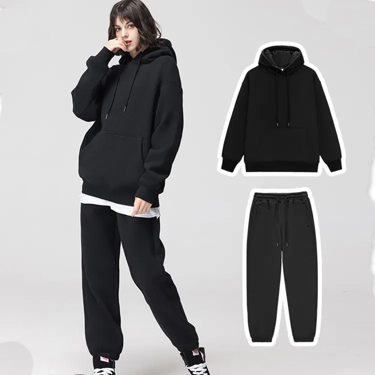 Hot Sale Custom Sweat Suits Tech Fleece Tracksuit Sweatsuit Unisex Sets Men's Sportswear Hoodie Set