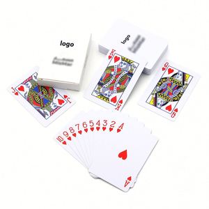 Custom Design Free Sample 32Mm New PVC Baloot Paper Waterproof Manufactory Direct Sale Durable Plastic <b>Playing</b> <b>Cards</b> With Logo - Product Image 3