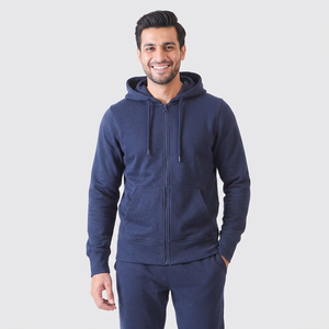 Conjunto Deportivo Unisex de Talla Grande con Capucha y Cordón Ajustable, Ecológico, de Forro Polar, 100% Algodón, de Secado Rápido - Product Image 1