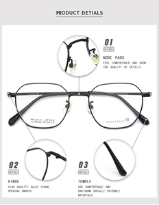 LevelNine 83436, <span class=keywords><strong>gafas</strong></span> <span class=keywords><strong>de</strong></span> Metal <span class=keywords><strong>de</strong></span> lujo, <span class=keywords><strong>gafas</strong></span> ópticas <span class=keywords><strong>de</strong></span> aleación especializadas, <span class=keywords><strong>gafas</strong></span> con montura óptica - Product Image 3