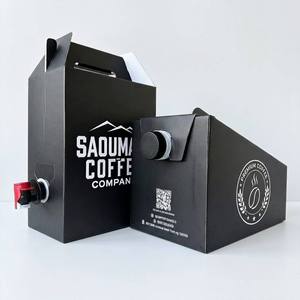 Dispensador de Bebidas Plegable Innovador de Cartón con Grifo para Llevar, Dispensador Desechable de Café para Llevar en Caja - Product Image 4