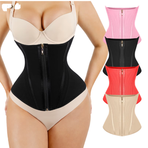 Logo personnalisé femmes <span class=keywords><strong>taille</strong></span> formateur Fitness <span class=keywords><strong>Corset</strong></span> Shaper avec fermeture éclair ceinture colombienne <span class=keywords><strong>femme</strong></span> <span class=keywords><strong>taille</strong></span> formateur ceinture - Product Image 1