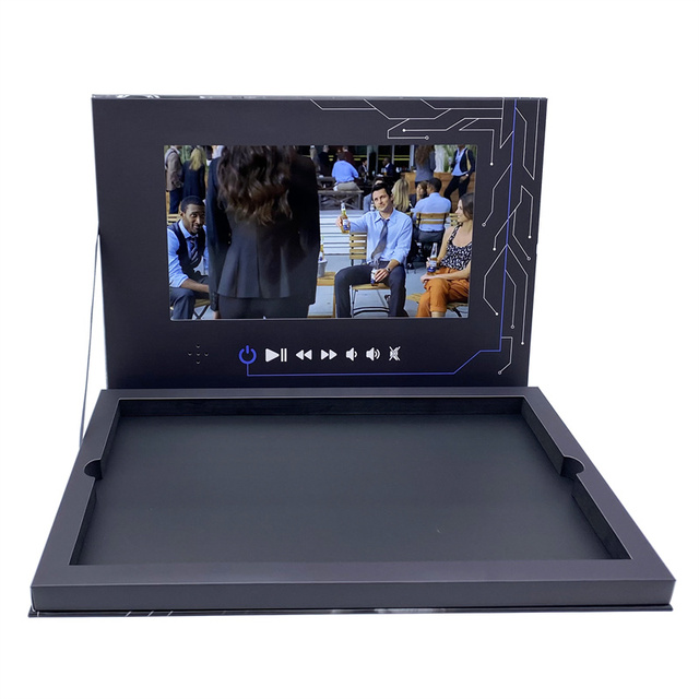 High Quality Premium Magnetic Closure Rigid Gift Video Box Customizable Paper Boxes with Consistent Production Standards