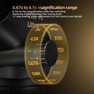 YCS 71ウルトラ顕微鏡プロフェッショナル0.67X-45X倍率ズームステレオ顕微鏡PCB修理10X23アイピースツール - Product Image 3