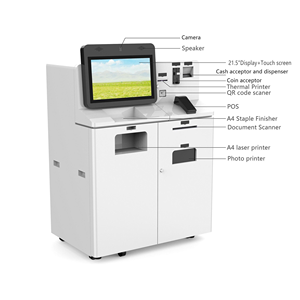 21.5' Touchscreen Indoor Self-Service Hospital <strong>Check</strong>-in Document Scanner Bill Payment Kiosk Color Photo Laser Printer <strong>Machine</strong> - Product Image 2