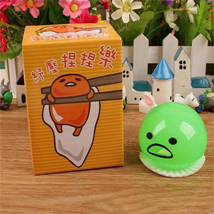 Novelty Stress Relief <b>Squeeze</b> Toys Vomiting Egg Yolk Puking Vomit Egg Stress <b>Ball</b> Toy with Yellow Goop - Product Image 5