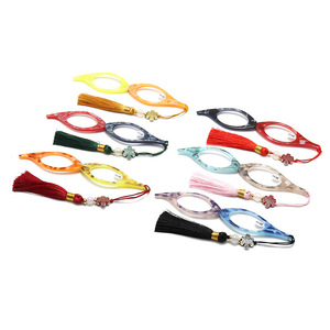 2024 nuevo Retro chino anudado Luz Portátil plegable moda ancianos progresivo Anti luz azul <span class=keywords><strong>gafas</strong></span> de lectura plegables - Product Image 6