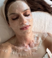 Masque Enzymatique Lyophilisé Raffermissant et Liftant Visage de Corée du Sud, Poudre Anti-Âge à l'Hexapeptide-8, Sérum de Peptides Lyophilisés pour Sculpting Facial