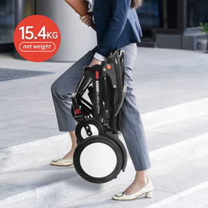 Fauteuil roulant électrique pliable léger en fibre de carbone 15Kg fauteuil roulant électrique portable de voyage - Product Image 4