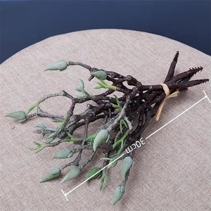 High Quality 6 Forks Simulation Magnolias <b>Tree</b> <b>Branches</b> Bundle <b>Artificial</b> Magnolia Flower Bud Stem for Wedding Home Decoration - Product Image 2
