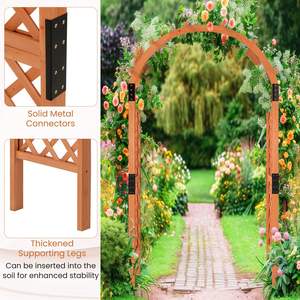 Arches en <span class=keywords><strong>bois</strong></span> de rose pour décoration d'extérieur, pergola en <span class=keywords><strong>bois</strong></span>, treillis de jardin, pergolas de mariage - Product Image 5