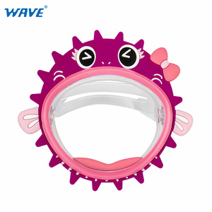 แว่นตาว่ายน้ำเด็ก Wave ซิลิโคนกันฝ้า เลนส์ PC หน้ากากว่ายน้ำสำหรับเด็ก - Product Image 4