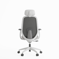 Chaise de bureau SITSTAR de luxe à dossier haut en maille, ergonomique et pivotante, design moderne pour le confort des employés et des managers