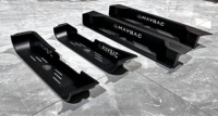 Pédale de porte de bienvenue LED, nouvelle édition noire, Style mai-bach pour W447 Mercedes Benz classe V Metris Vito pédale de porte