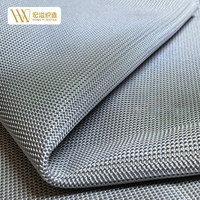 Malla de poliéster 100% transpirable 3D con absorción de humedad y resistente a desgarros para la parte superior de la lengüeta de calzado deportivo, directo de fábrica.