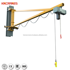 Grue à flèche rotative murale de 1 à 2 tonnes avec palan électrique - Product Image 3