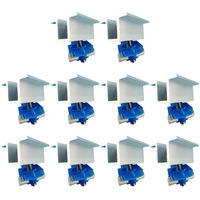 10Pcs 30-40mm Adjustable Solar Panel Mounting Bracket Wide Photovoltaic Support