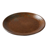 Assiette de service ronde en mélamine NEWELL, plat peu profond en mélamine léger avec bord lisse pour buffet, restaurant, vaisselle de table