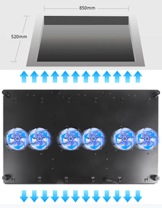 التجاري 6 موقد طهي حراري 900 سلسلة ستة الموقد مجموعة الطبخ الكهربائية - Product Image 3
