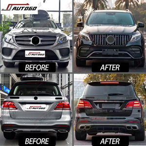 Kit <span class=keywords><strong>de</strong></span> cuerpo <span class=keywords><strong>de</strong></span> plástico ABS PP para Benz <span class=keywords><strong>GLE</strong></span> W66 2015 2016 2017 2018 actualización a 2019 2020 2021 2022 2023 2024 2025 GLE63 - Product Image 2