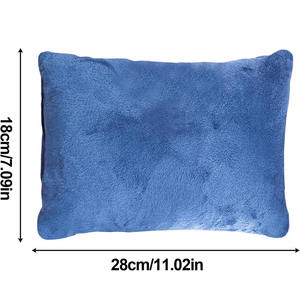 Oreiller de voyage en peluche ODM, petit et mini, pour enfants, animaux de compagnie, soutien du cou, de la taille, des genoux, <span class=keywords><strong>lit</strong></span>, chaise, canapé, camping, bureau, avion - Product Image 2