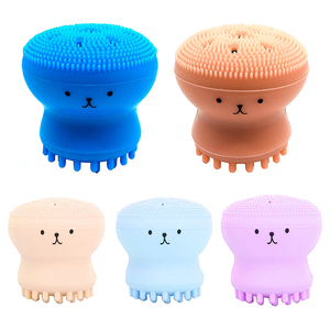 แปรงซิลิโคนแมงกะพรุนขัดผิวแปรงขัดผิวหน้าสำหรับอาบน้ำ - Product Image 2
