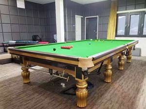 Mesa de Billar de Madera Maciza de Lujo con Piedra Azul, Mesa de Snooker China - Exclusiva Mesa de Billar Heyball de Madera Maciza, Mesa de Billar de Madera Maciza S - Product Image 4