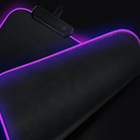 Tapis de souris gamer RGB personnalisés à faible MOQ, grands et extensibles, vierges pour sublimation