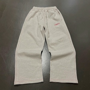 Clothing Manufacturers Custom Contrast Stitch Hoodie and Straight Leg Baggy <b>Sweatpants</b> <b>Set</b> Heavyweight Tracksuit Sweat Suits <b>Set</b> - Product Image 4