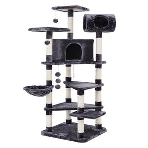 Yüksek Kaliteli Modern <span class=keywords><strong>Sisal</strong></span> Çevre Dostu Geniş Kedi Kulesi 5 Platformlu Çok Aktiviteli Kedi Ağacı Oturma Odası İçin Karton - Product Image 1