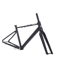 700C Aluminium Gravel Bike Rahmen SpiritX Wind Interne Kabelführung Steckachse Flat Mount Scheibenbremse BSA68 Abenteuer-Radfahren