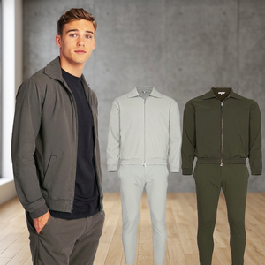Ensemble de survêtement unisexe en molleton d'hiver 100 % coton, veste zippée et pantalon élégant, respirant, haute qualité, personnalisable, décontracté, vente en gros - Product Image 3