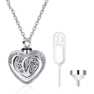 Ожерелье из серебра 925 пробы с подвеской в виде сердца - Product Image 1