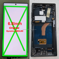 Pantalla de Repuesto con Digitalizador Táctil OLED Dynamic AMOLED S22U Original, Pantalla LCD S22 Ultra para Samsung Galaxy S908B U