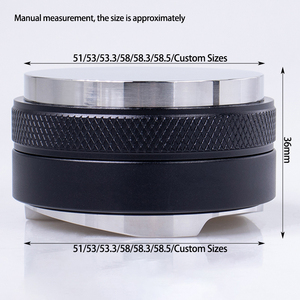 Accessori per Espresso: Pressino e Distributore di Caffè <span class=keywords><strong>a</strong></span> 3 Denti, Livellatore <span class=keywords><strong>a</strong></span> Doppia Testa per Portafiltro - Product Image 3