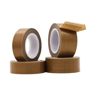 Ruban en fibre de verre PTFE à <span class=keywords><strong>prix</strong></span> avantageux et ruban adhésif en silicone résistant aux hautes températures pour machine de scellage - Product Image 4