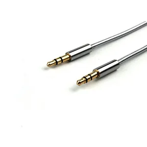 Cable de Audio de alta calidad, conector macho a macho de 3,5mm, Aux, AV, 3,5mm, cable de audio para altavoz