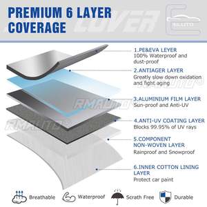 Housse de protection pour voiture, tente de protection extérieure, résistante au soleil, à la pluie, à la neige et au gel, pour Jeep Wrangler JK JL CJ YJ TJ - Product Image 4