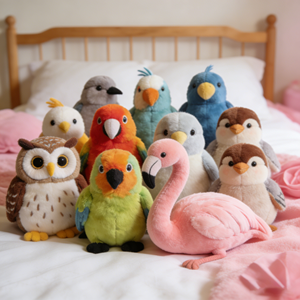 30,000 Estilos, Venta al por Mayor de Fábrica, Peluche con Forma de Búho, Muñeco de Peluche para Cama, Regalo Antiestrés, Animales de Peluche de 8 Pulgadas para Niños - Product Image 1