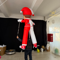 Marionnette de clown gonflable sur mesure pour spectacle, défilé ou activité
