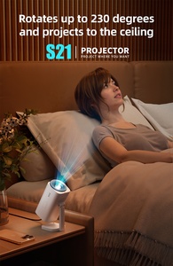 伸缩支架迷你投影仪 1280x720P Android 12 系统无线 5G 户外 LED 液晶显示屏廉价家庭影院电视游戏投影仪 - Product Image 3
