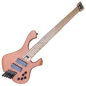 Guitare électrique sans tête Flyoung, <span class=keywords><strong>5</strong></span> <span class=keywords><strong>cordes</strong></span>, basses électriques, instrument à <span class=keywords><strong>cordes</strong></span>, corps en acajou - Product Image 1