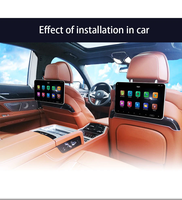 Lecteur DVD de voiture Android 11 de 11,6 pouces, écran tactile, radio, connexion Bluetooth USB, FM, Mirror Link, 2+32G, moniteur TV pour appuie-tête