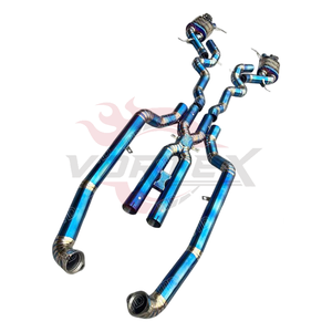 Système d'échappement Catback à soupapes Vortex Titanium pour BMW M6 F06 F12 F13 S63 V8 4.4T Performance Racing Muffler System Kit Pie Cut - Product Image 5