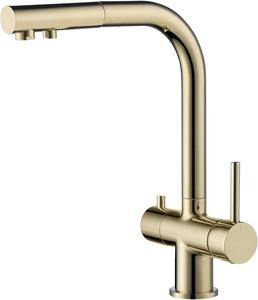 Кран кухонный трехсторонний из нержавеющей стали - Product Image 1
