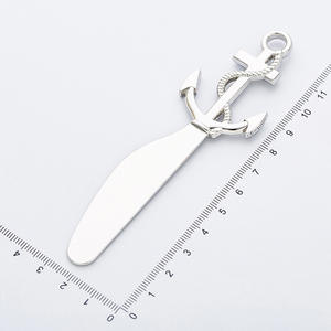 Cuchillo de queso de acero inoxidable estilo marino, ancla de barco, cortador de Pizza, esparcidor de mantequilla, elementos esenciales de cocina, recuerdos de boda, regalo - Product Image 5