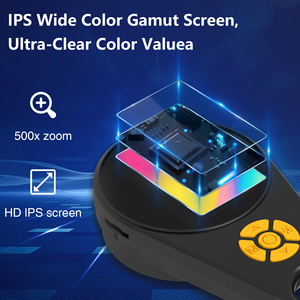 Mini 1080P Digital <b>Microscope</b> 2MP 500X Magnification Portable Handheld Screen Magnifier Loupe Toy for Students kids Children - Product Image 4