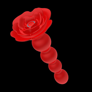 Rose-Colored Female Vibrator Adult Anal Sex Toy Silicone Waterproof Eco-Friendly Vibrating <b>Plug</b> <b>Remote</b> Control Twisting Jumping - Product Image 3